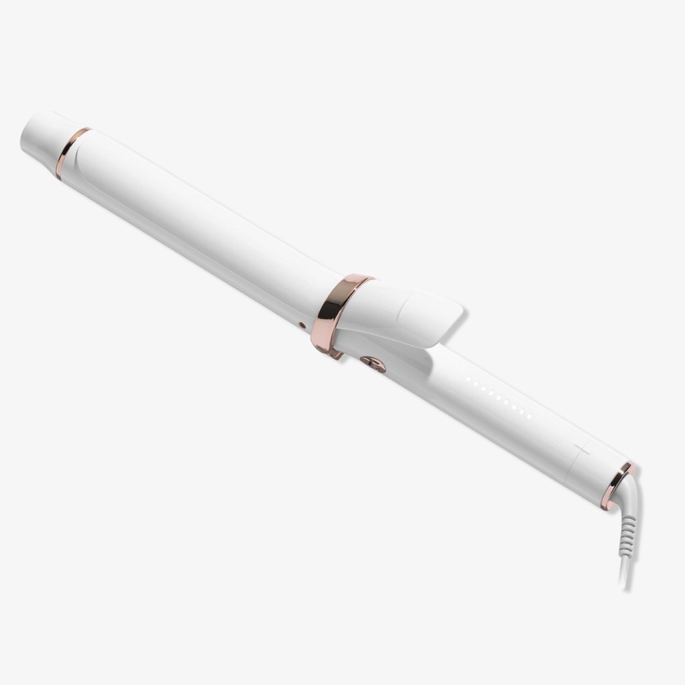 T3 SinglePass Curl X 1.25” Ceramic Curling Iron Extra Long Barrel White NWT - Picture 6 of 6